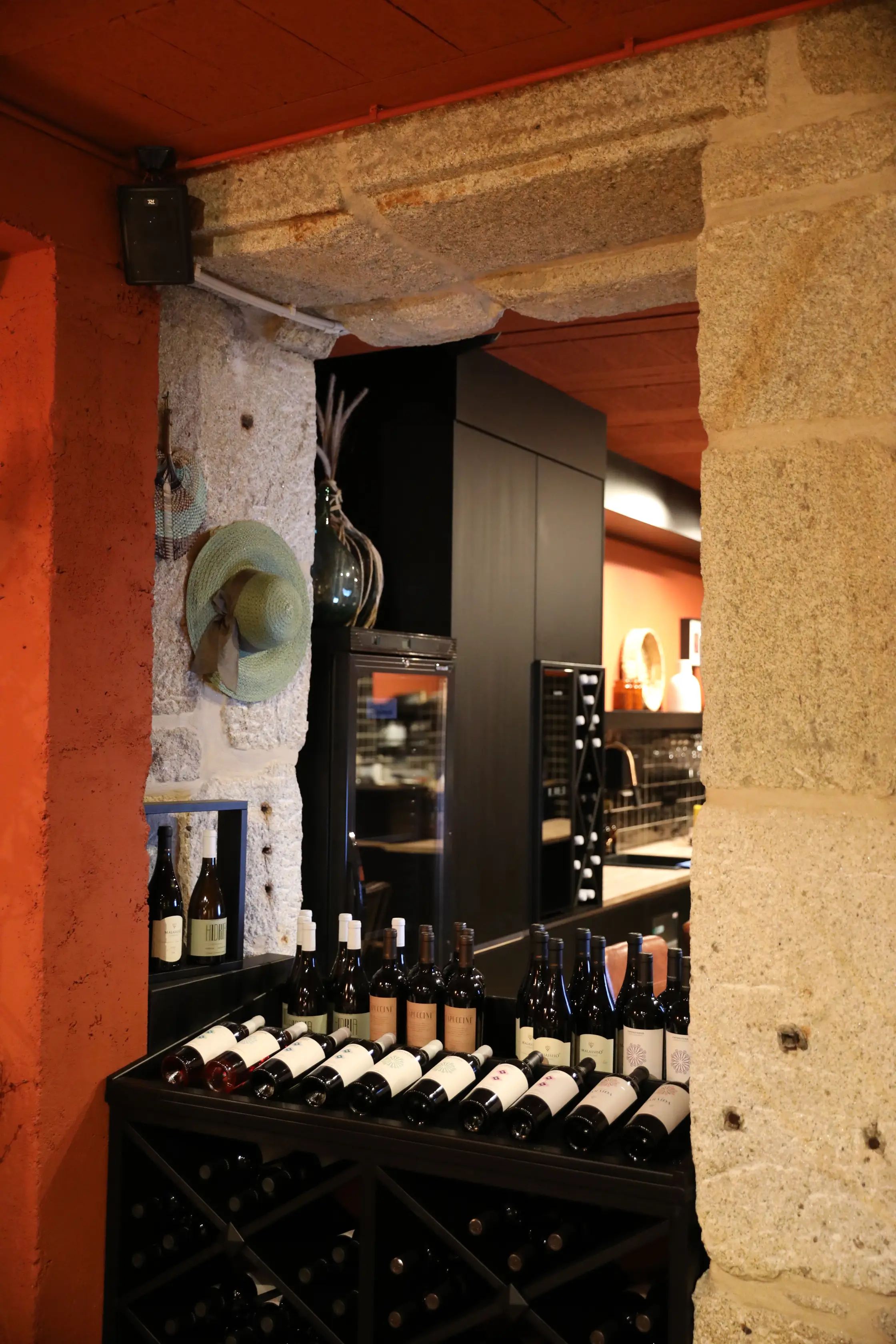 Detalhe do espaço interior